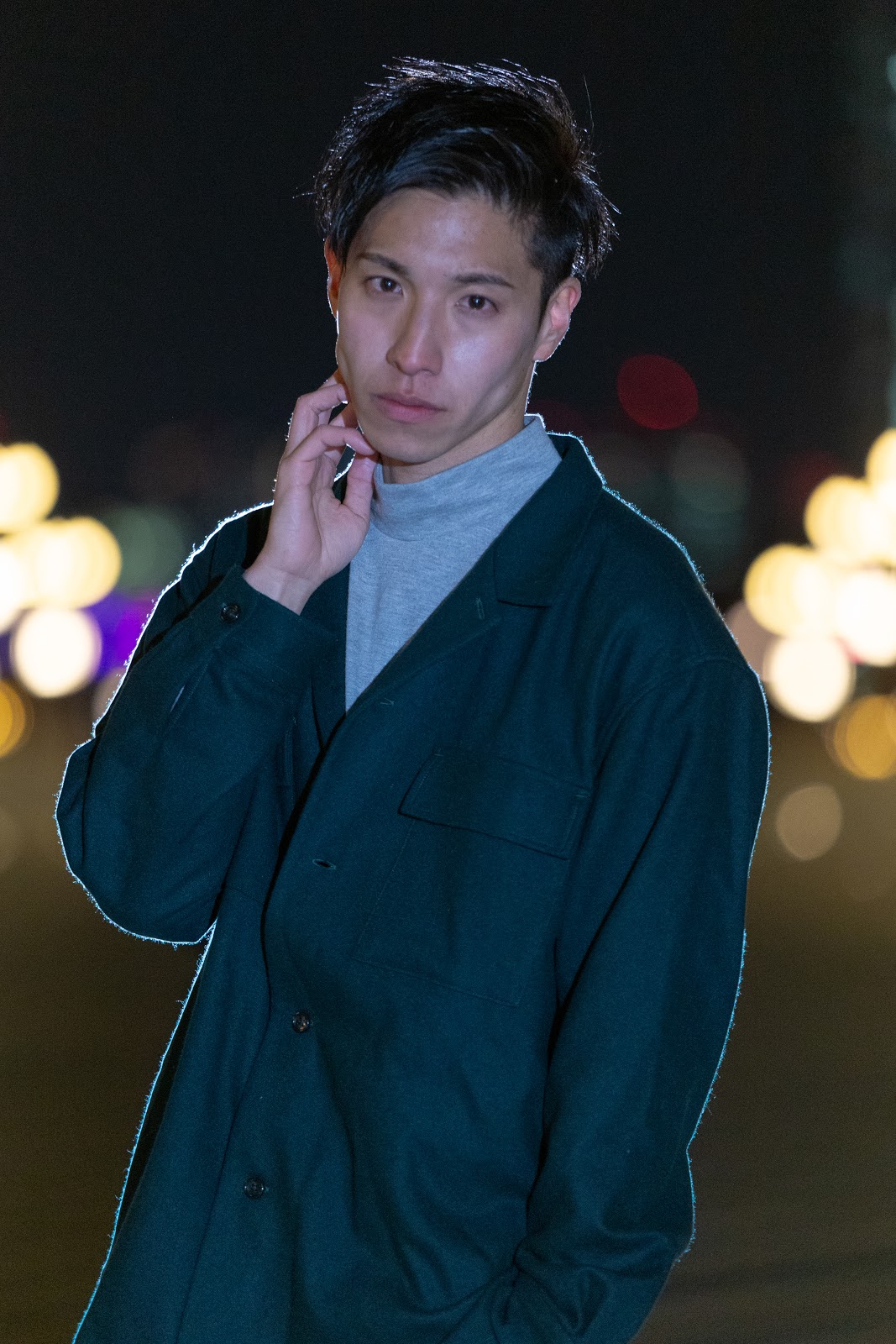 和久井大城　スナップ写真　夜